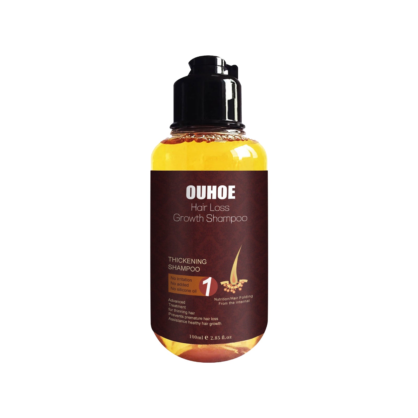OUHOE Hair Conditioner, Cleanse Scalp Moisturize Thick Hair And Smooth Hair Shampoo