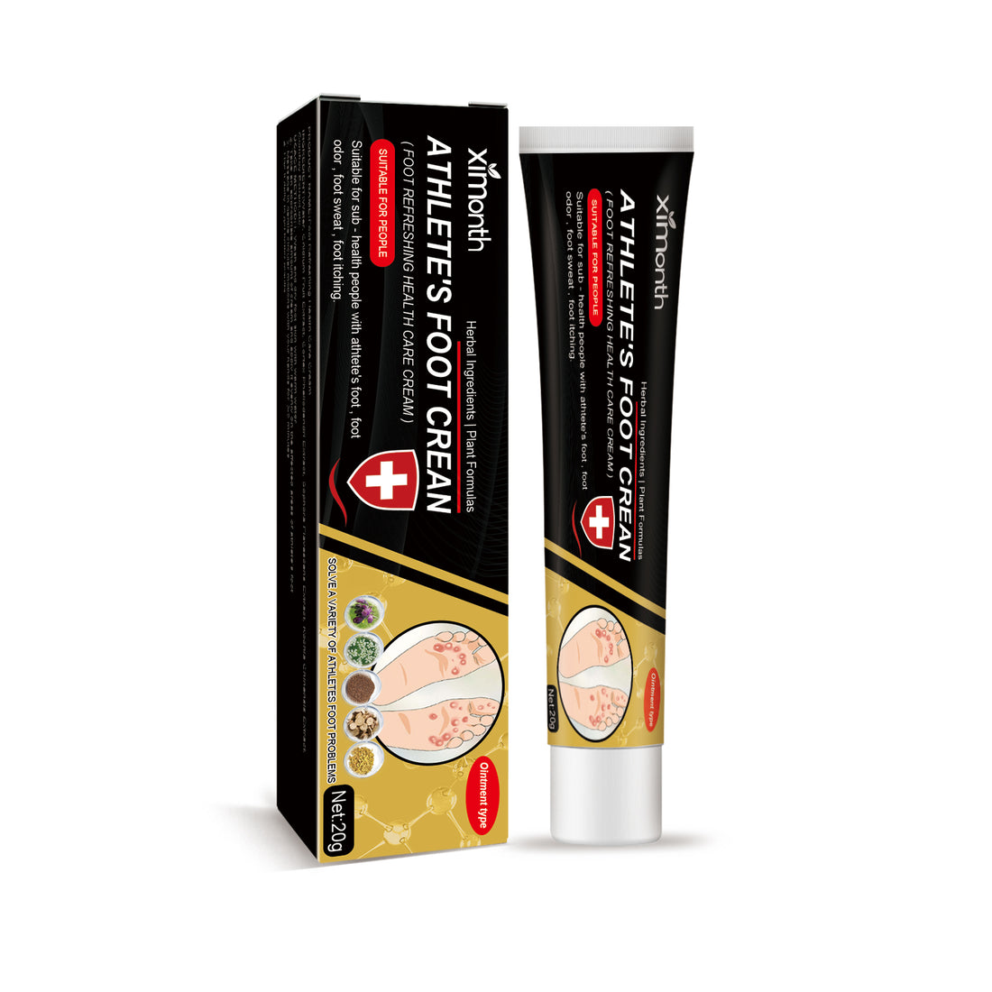 Foot Deodorant Cream, Foot Itch Relief, Beriberi Odor Control, Dry Peeling Cream For Rotten Feet