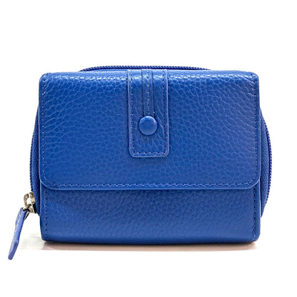 Federica leather wallet - Made In Italy