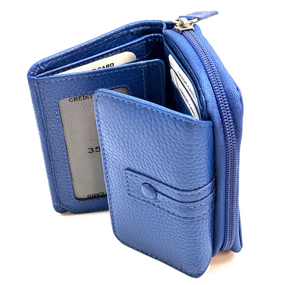 Federica leather wallet - Made In Italy