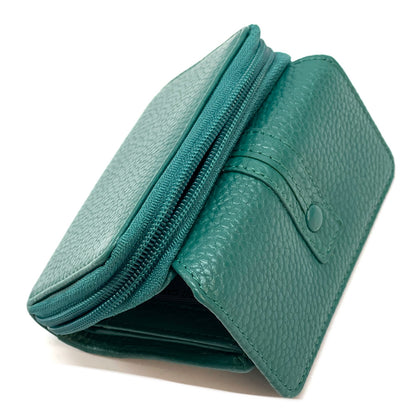 Federica leather wallet - Made In Italy