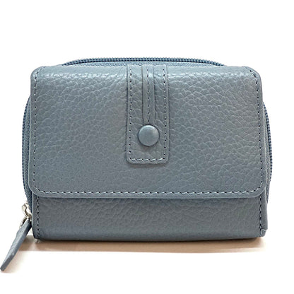 Federica leather wallet - Made In Italy