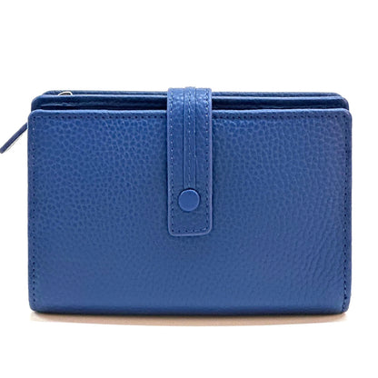 Flora leather wallet - Made In Italy