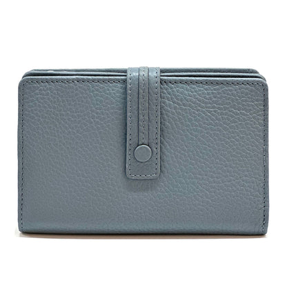 Flora leather wallet - Made In Italy