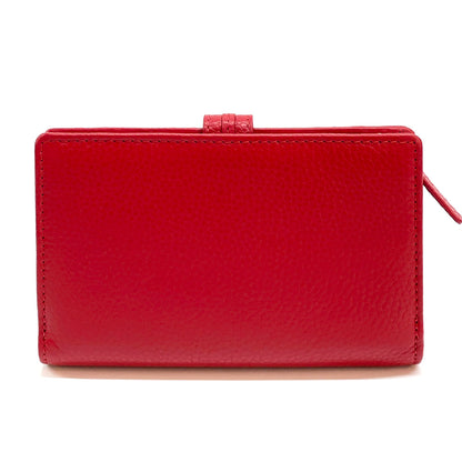 Flora leather wallet - Made In Italy