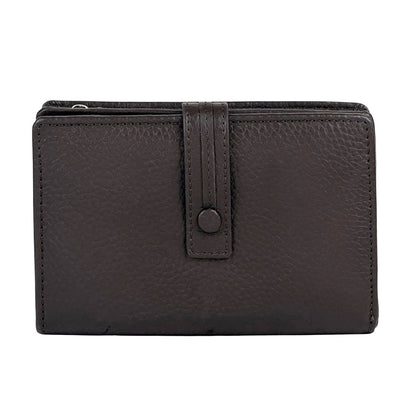 Flora leather wallet - Made In Italy