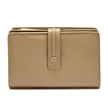 Flora leather wallet - Made In Italy