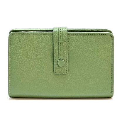 Flora leather wallet - Made In Italy