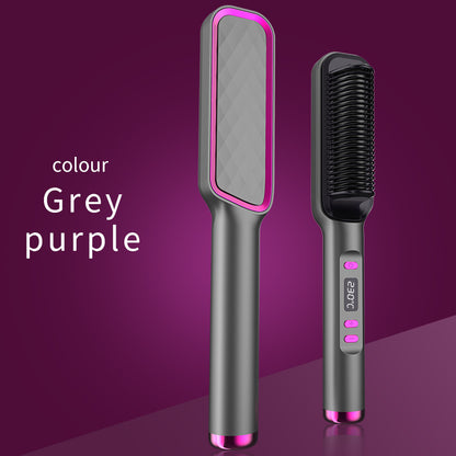 Home Electric Hair Straightening Comb Men And Girls Hairdressing Dual-Use Styling Comb Curling Hair Straightener