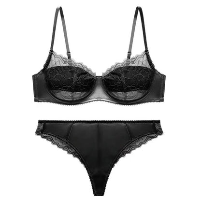 Anti convex point sexy pure desire lingerie French bra lace with steel ring thin lingerie women&