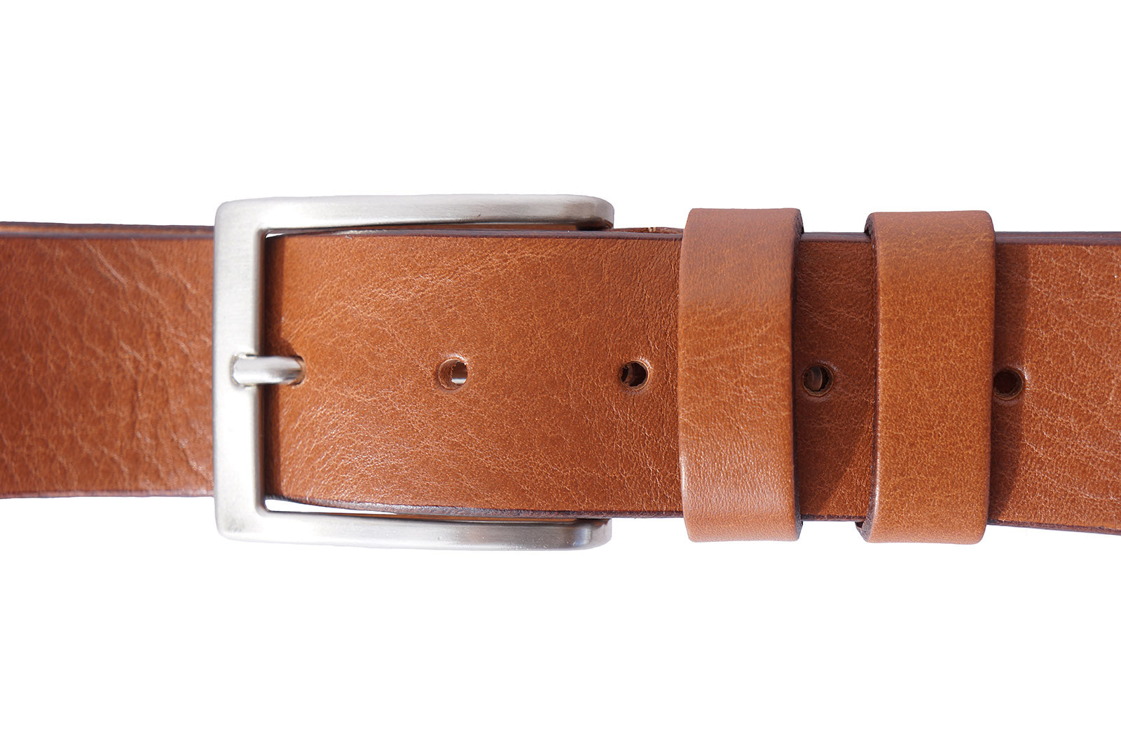 Italian Handmade Full-Grain Leather Belt 4 cm - Made In Italy
