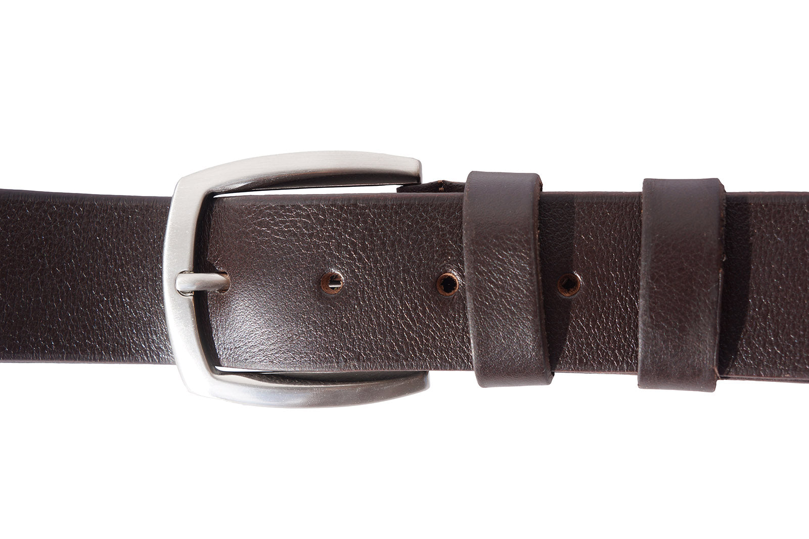 Italian Handmade Full-Grain Leather Belt 4 cm - Made In Italy