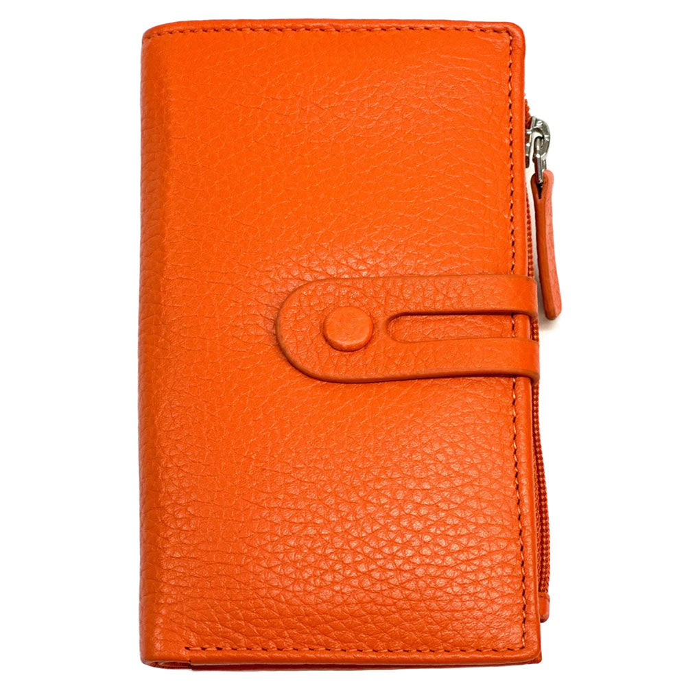 Mirello Cow Leather Zip Wallet - Made In Italy