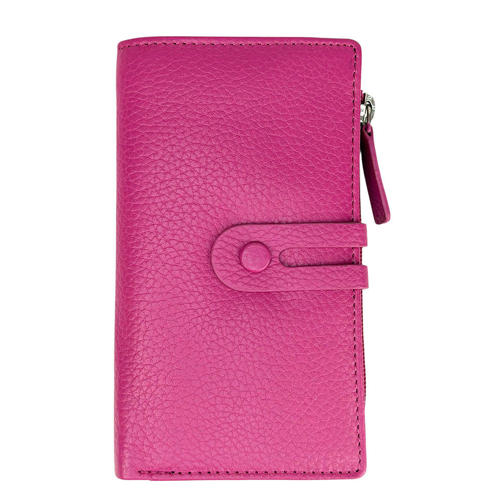 Mirello Cow Leather Zip Wallet - Made In Italy