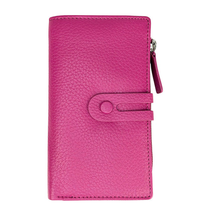 Mirello Cow Leather Zip Wallet - Made In Italy