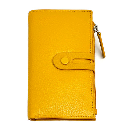 Mirello Cow Leather Zip Wallet - Made In Italy