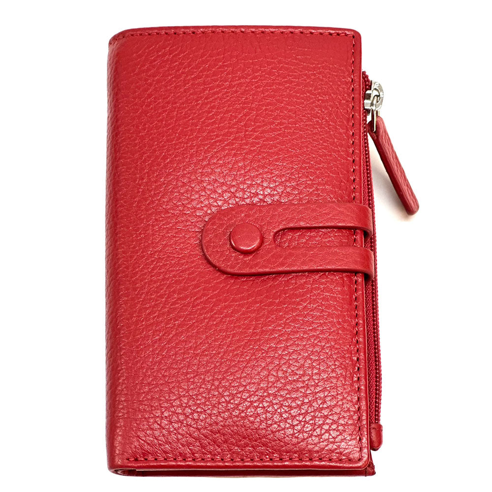 Mirello Cow Leather Zip Wallet - Made In Italy