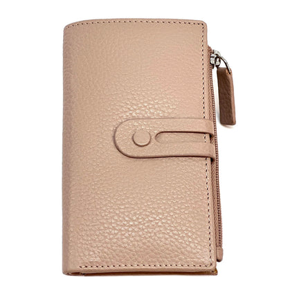 Mirello Cow Leather Zip Wallet - Made In Italy