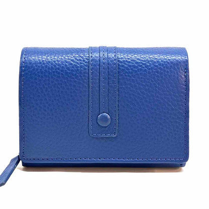 Tris Leather Wallet - Made In Italy