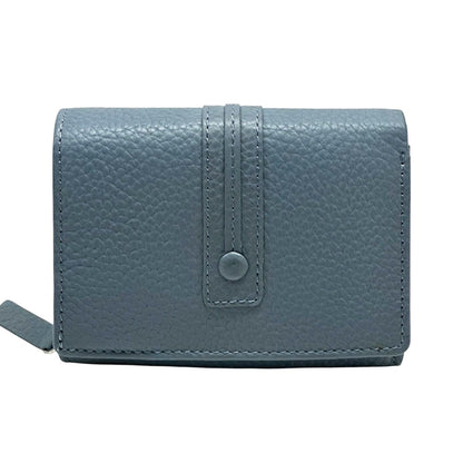 Tris Leather Wallet - Made In Italy