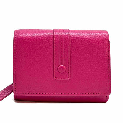 Tris Leather Wallet - Made In Italy
