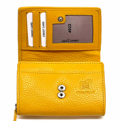 Tris Leather Wallet - Made In Italy