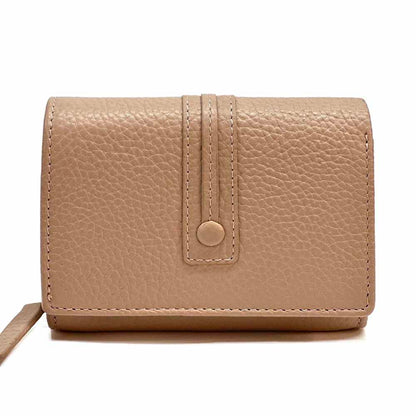 Tris Leather Wallet - Made In Italy