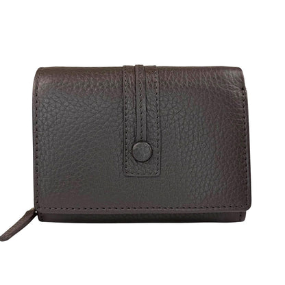 Tris Leather Wallet - Made In Italy