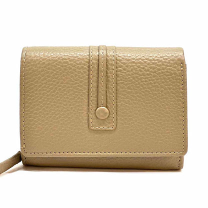 Tris Leather Wallet - Made In Italy