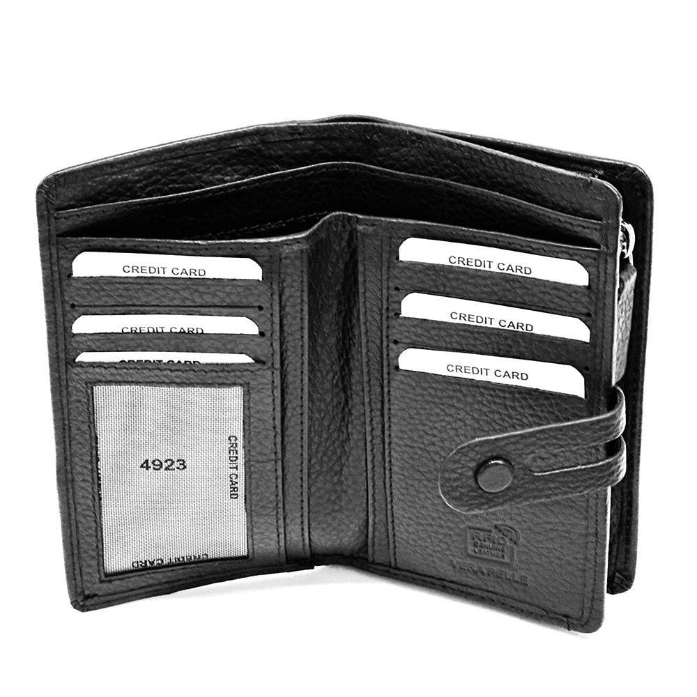 Isotta Italian Handmade Leather Wallet for Women - Made In Italy