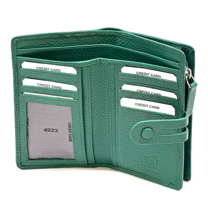 Isotta Italian Handmade Leather Wallet for Women - Made In Italy
