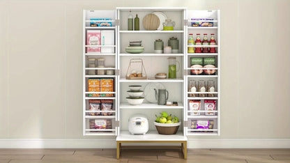 51&quot; Office Cabinet with Adjustable Shelves, Office Organization Storage Cabinet