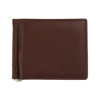 Gianni Cow Leather Money Clip Wallet - Made In Italy