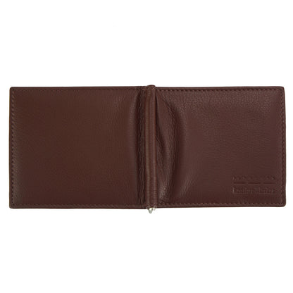 Gianni Cow Leather Money Clip Wallet - Made In Italy