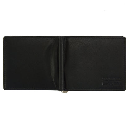 Gianni Cow Leather Money Clip Wallet - Made In Italy