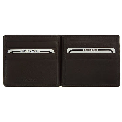 Gianni Cow Leather Money Clip Wallet - Made In Italy