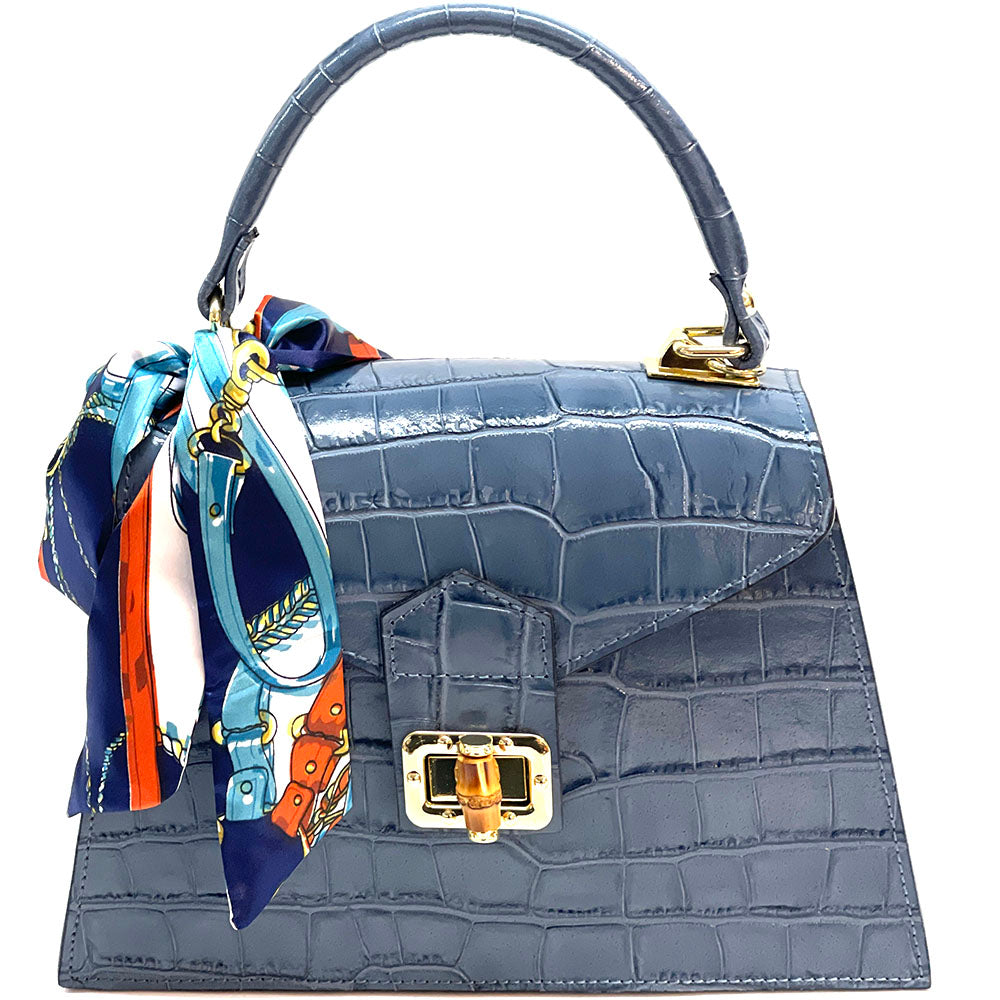 Vittoria cow leather Handbag - Made In Italy