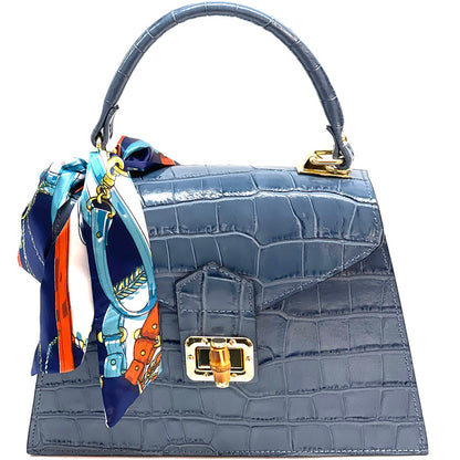 Vittoria cow leather Handbag - Made In Italy