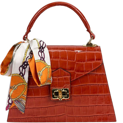 Vittoria cow leather Handbag - Made In Italy