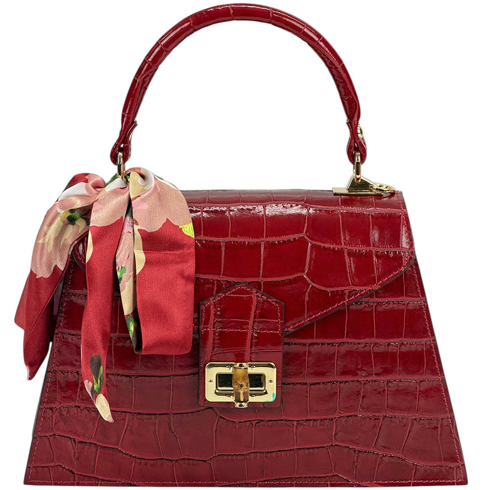 Vittoria cow leather Handbag - Made In Italy