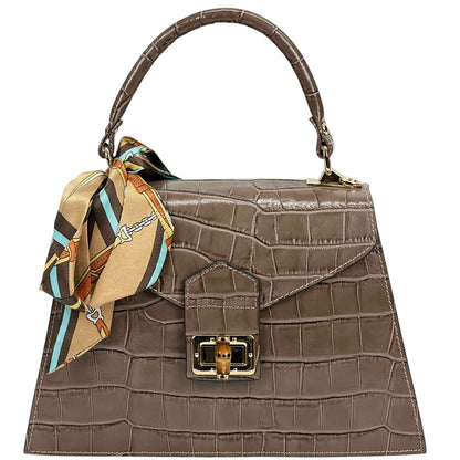 Vittoria cow leather Handbag - Made In Italy