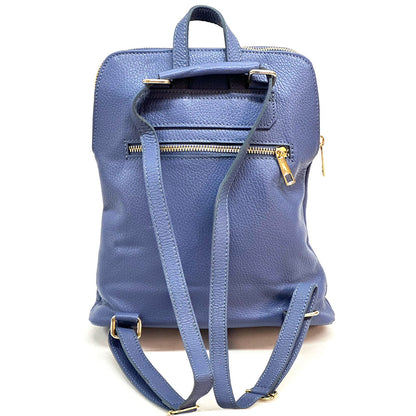 Ghita Small Italian Leather Backpack - made in Italy