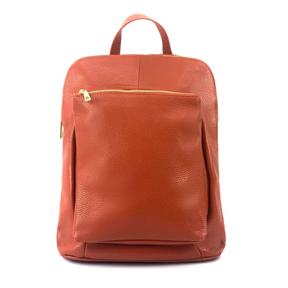 Ghita Italian Leather Backpack - Made In Italy