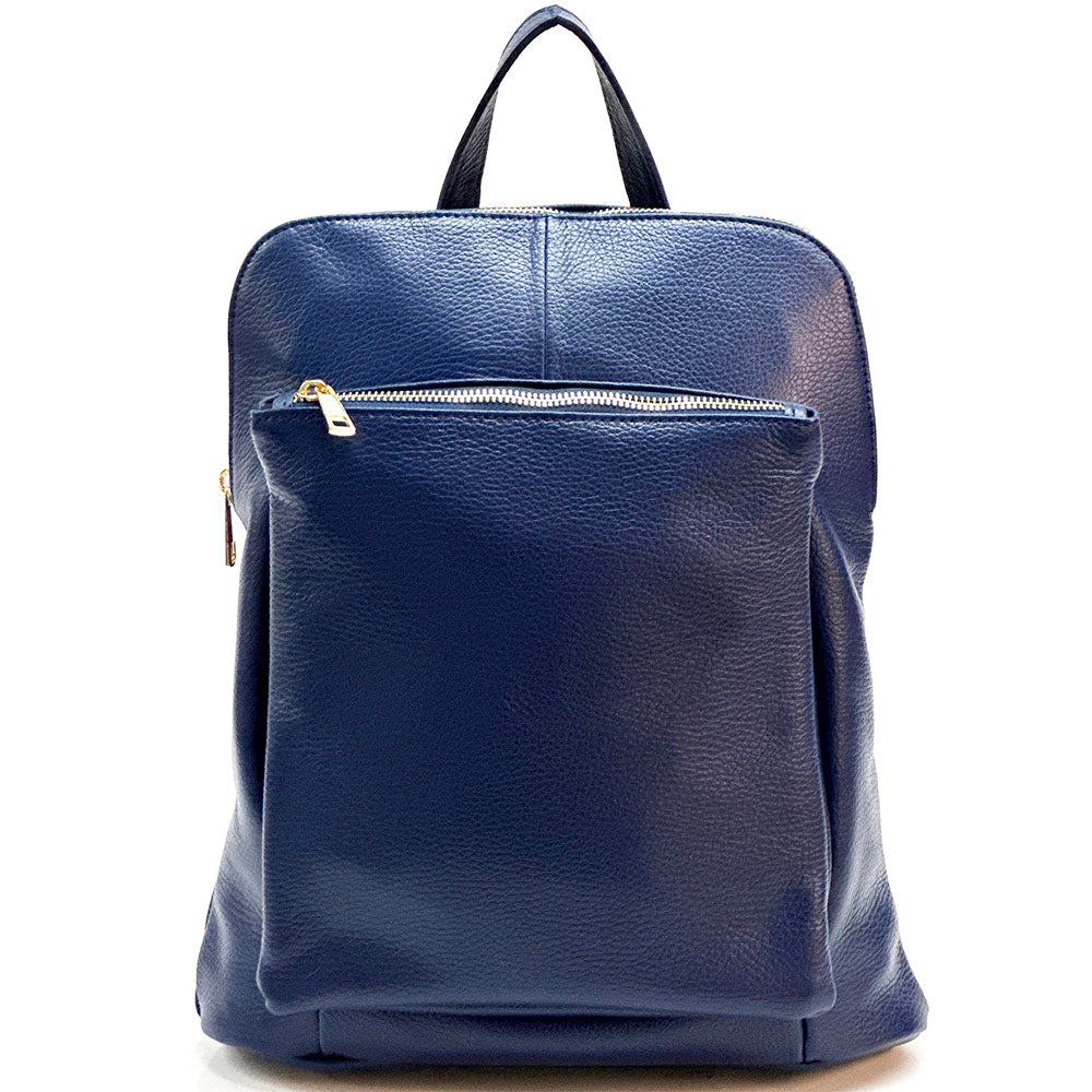 Ghita Small Italian Leather Backpack - made in Italy