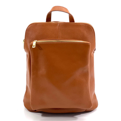 Ghita Italian Leather Backpack - Made In Italy