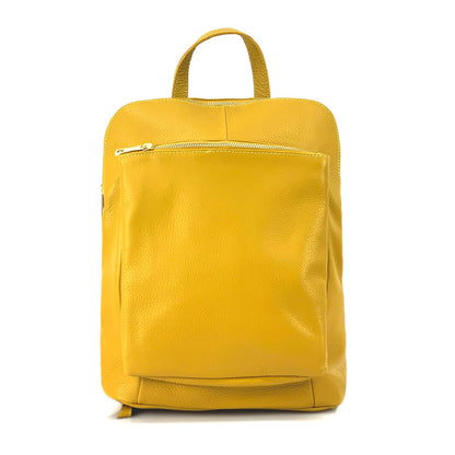 Ghita Italian Leather Backpack - Made In Italy