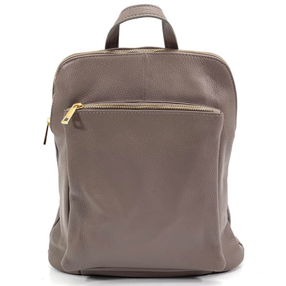 Ghita Italian Leather Backpack - Made In Italy