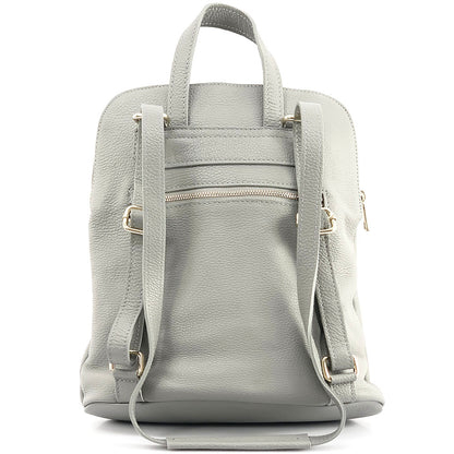 Ghita Italian Leather Backpack - Made In Italy