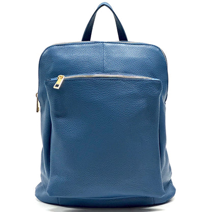 Ghita Italian Leather Backpack - Made In Italy