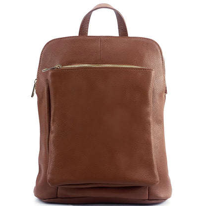 Ghita Italian Leather Backpack - Made In Italy